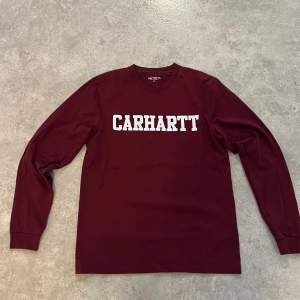 Carrhart longsleeve i fint skick. Liten fläck vid kragen som troligtvis kan gå bort i tvätten. Använd 4 gånger 