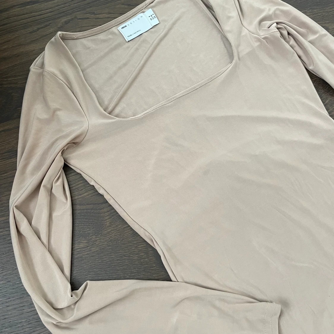 Beige långklänning maxiklänning klänning 36 asos - 90