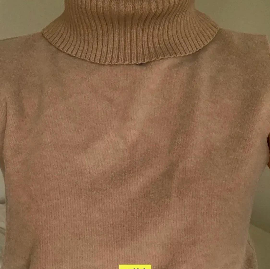 Mörkbeige topp - 90