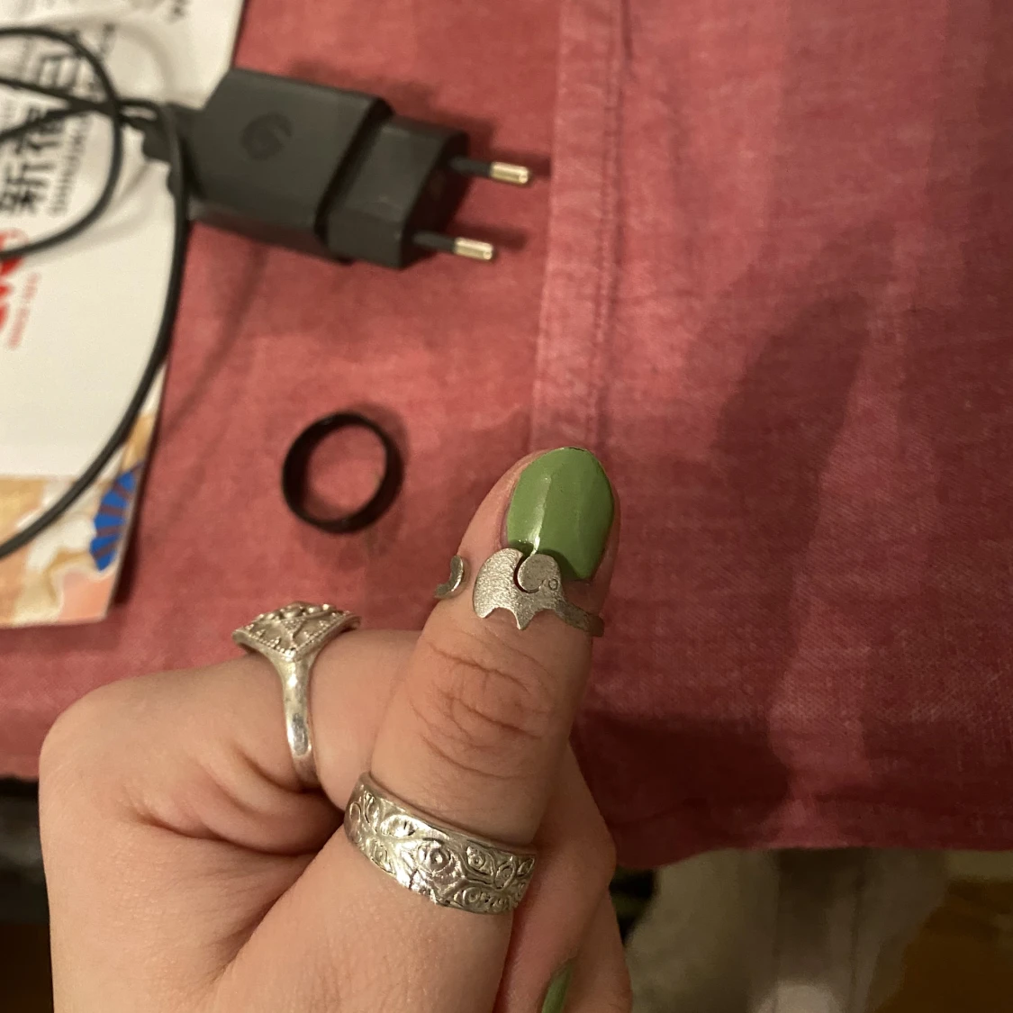 söt elefantring - 91