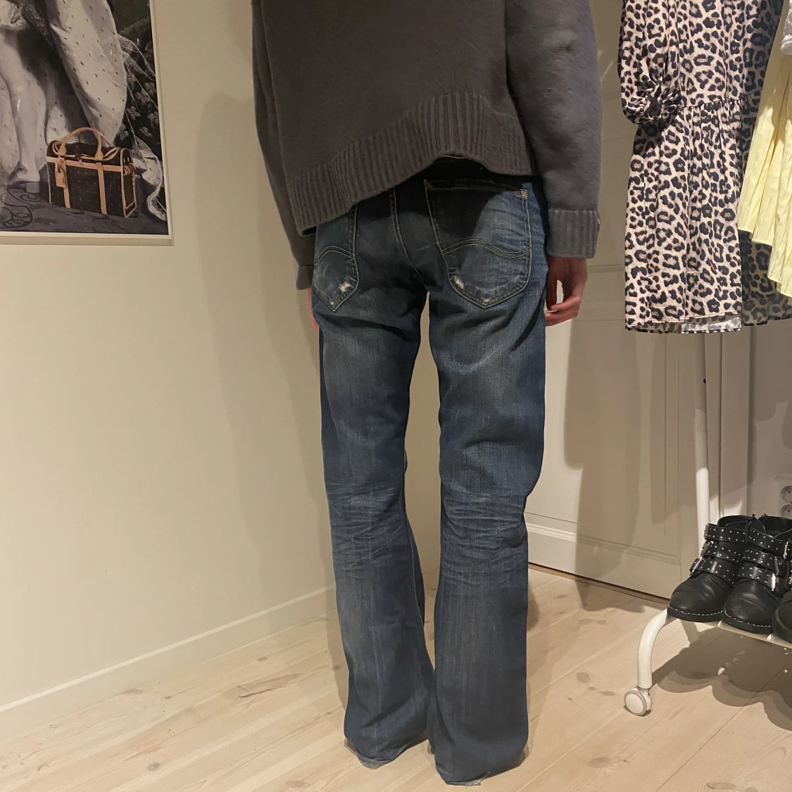 Lågmidjade jeans