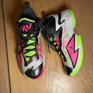 Basketskor  - Säljer ett par basketskor i fint skick.  Märke - Jordan ”one take 3” Storlek - 38,5 (ungdom) Nypris - 895 kr Mitt pris - 350 kr