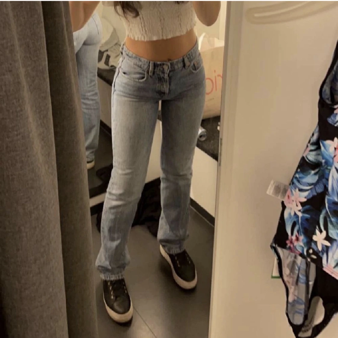 Mid rise zara jeans