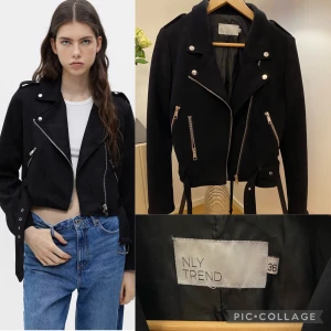 Mocka jacka - Svart mocka jacak