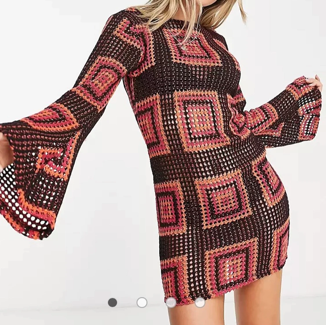 Stickad klänning🤠