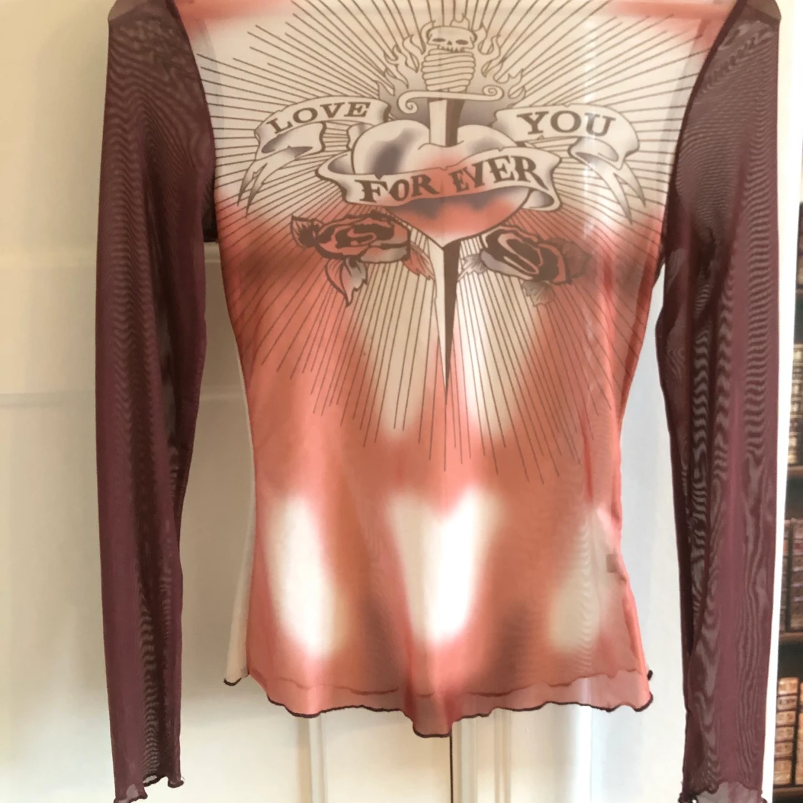 Y2k tröja med tryck