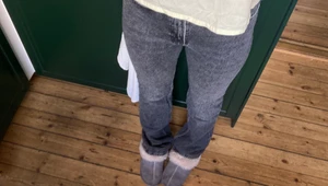 Jeans - Gråa jeans från mango, Mia waist. Midja 82cm. Innerbenet 80