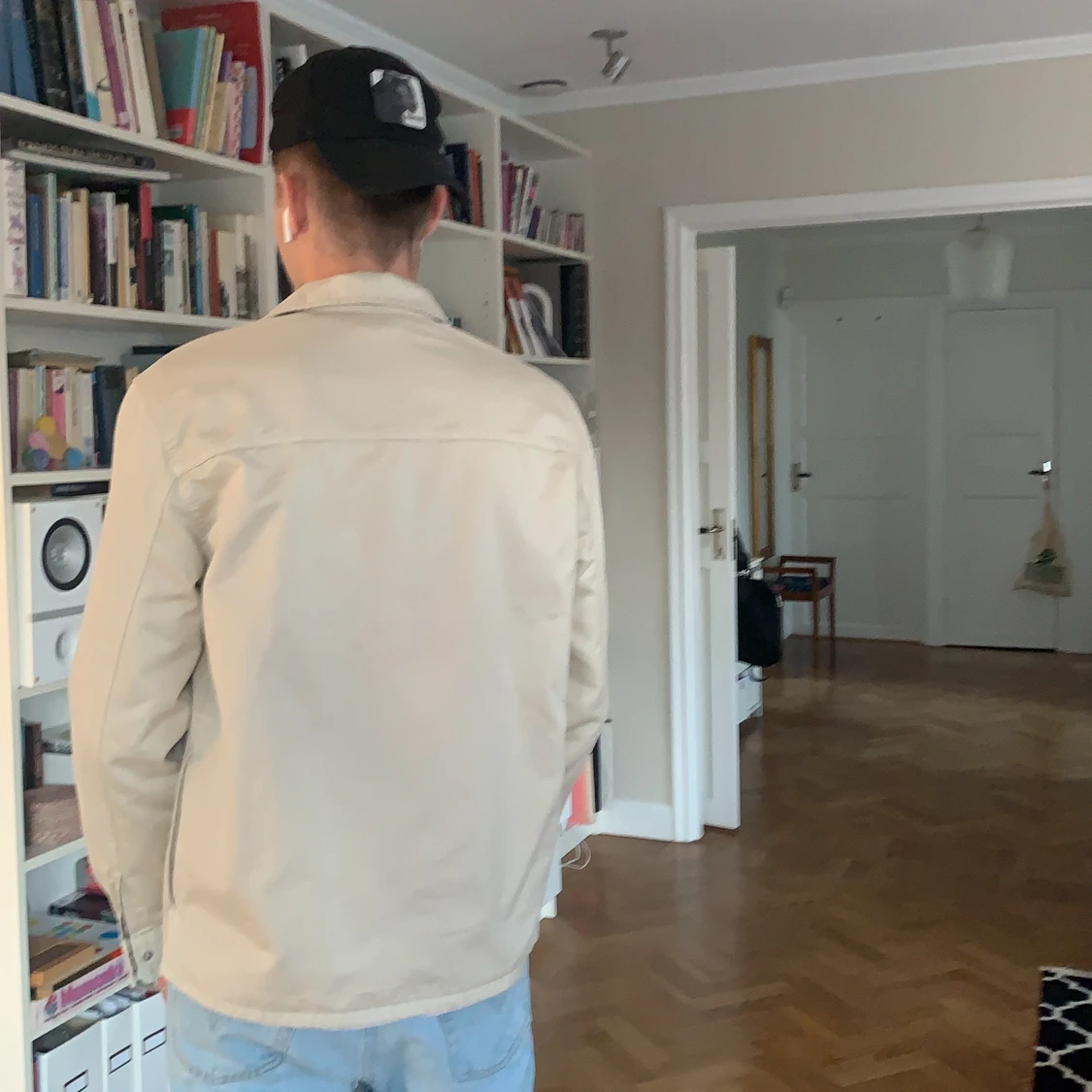 Snygg beige overshirt  - 90