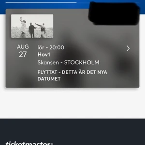 2 Hov1 biljetter - 400kr st för 2 hov1 biljetter på Skansen, lördag 27 augusti. Ståplats. Biljetterna skickas online. 