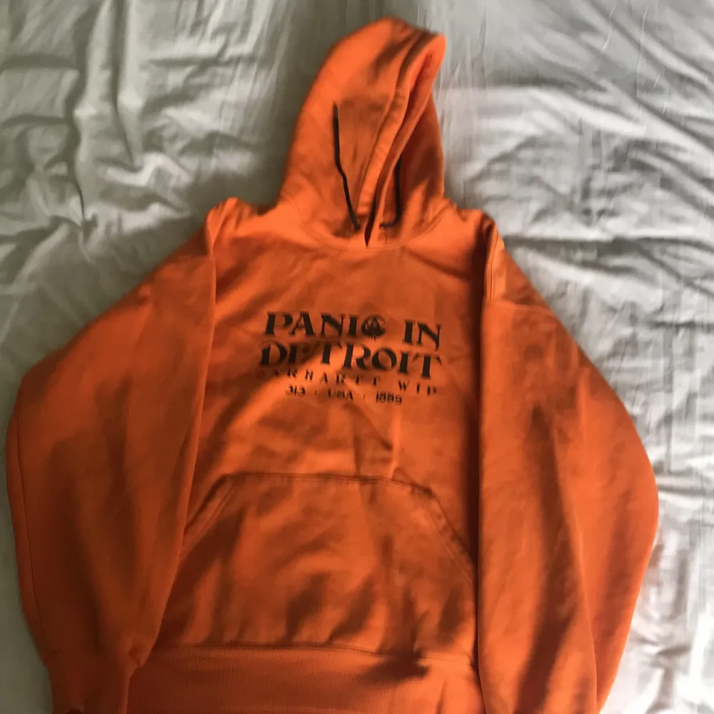 Overzised Carhartt hoodie, 7/10 färgen har försvunnit lite i tvätten. Priset kan förhandlas. Ny pris 700, slut såld överallt. Hoodies.
