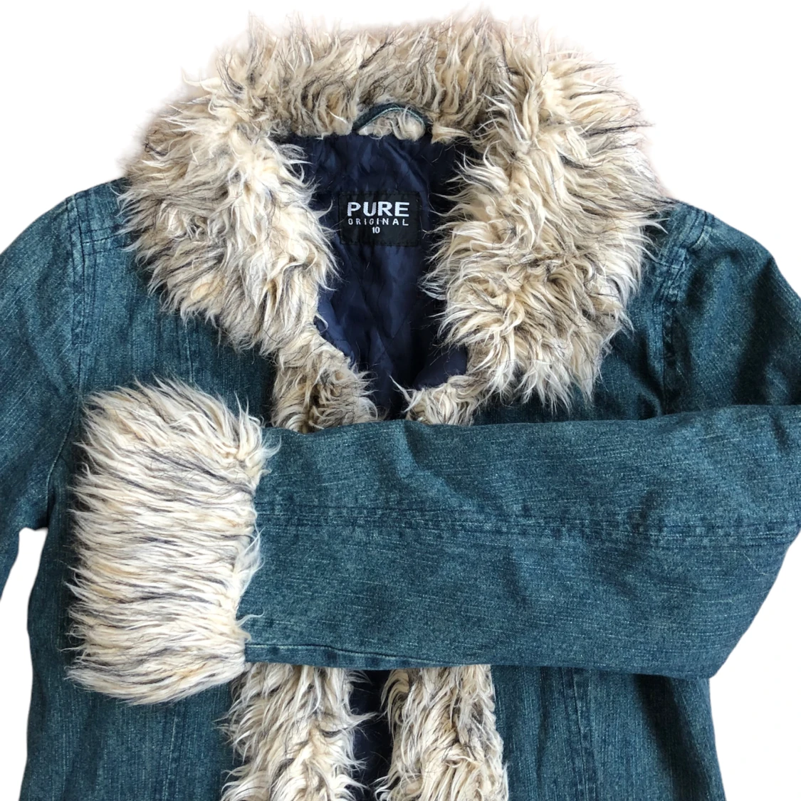 Lång jeansjacka - 90