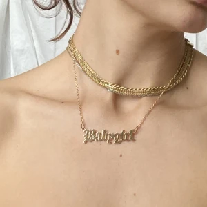 Halsband guld  - Halsband ”BabyGirl” från Jaded Ldn, aldrig använt! 
