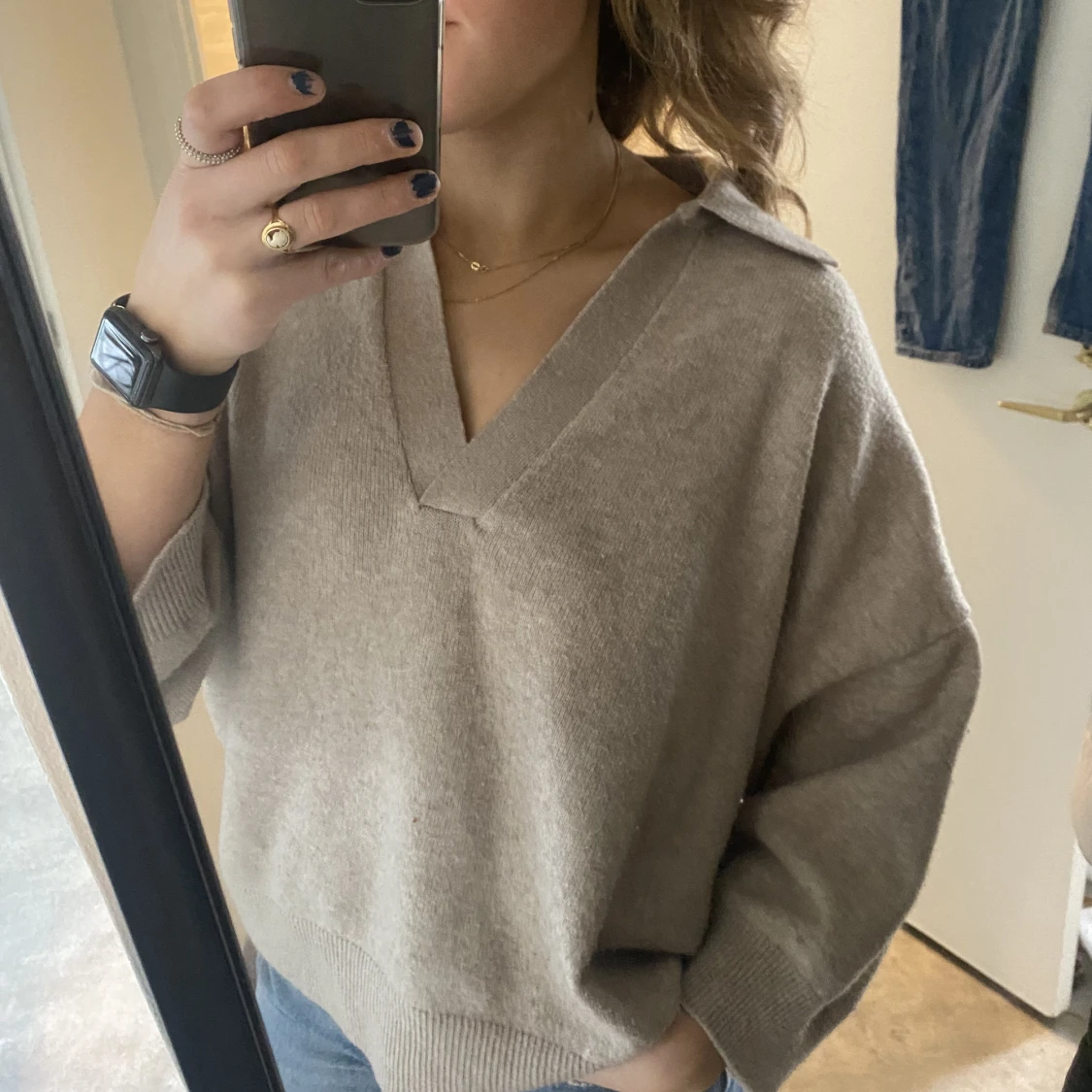 Stickad tröja  - 90