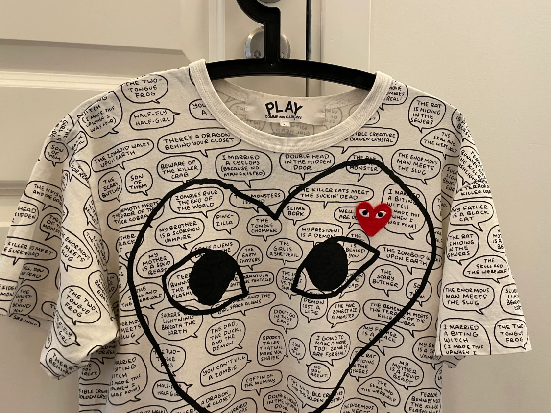 CDG play tshirt Matt Groening  - 90