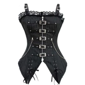 Goth corset  - Bra skick förutom att dom små kedjorna är borta,pris går att diskuteras♥️