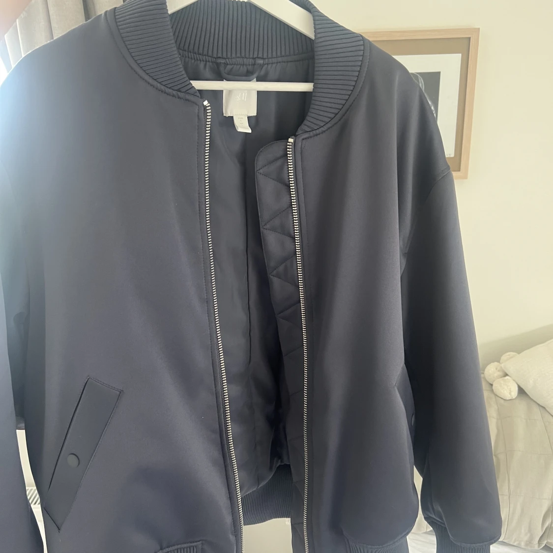 Mörkblå bomberjacka - 91