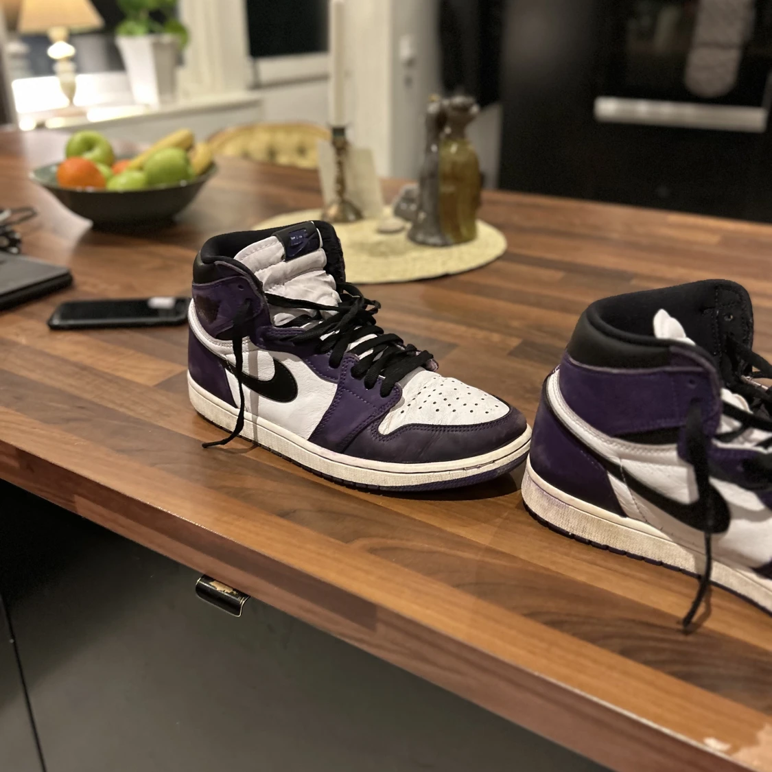Jordan 1 court purple  - 91