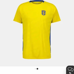 Sverige tröja  - En helt ny Sverige tröja som aldrig kommit till användning! Prislapp kvar på! Står Larsson bak och nr 10! Strl M