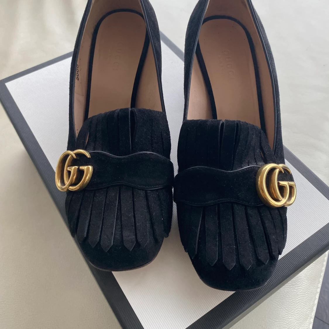 Gucci mid-heel pump