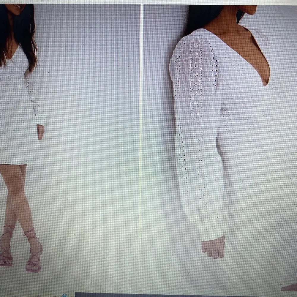 Säljer denna snygga vita klänning från NA-KD. Helt oanvänd och ny. Säljer för att den är för liten för mig. Passar perfekt till studenten och sommaren! . Klänningar.