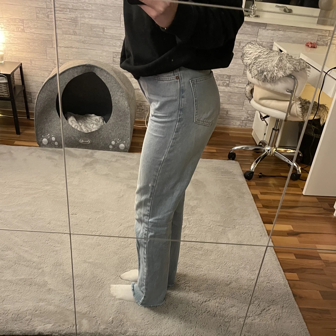 Ljusblå jeans  - 90