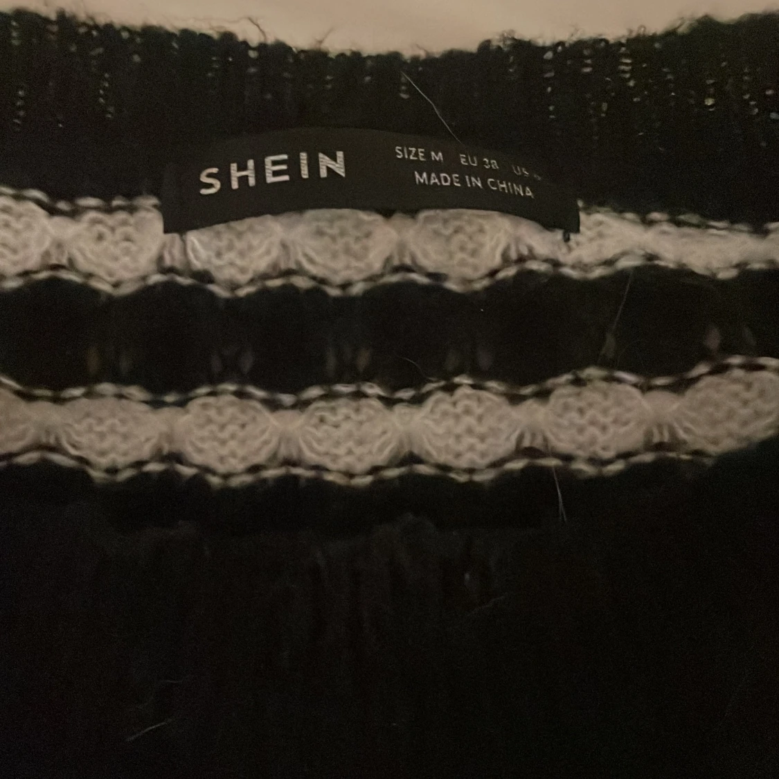 Randig stickad tröja - 91