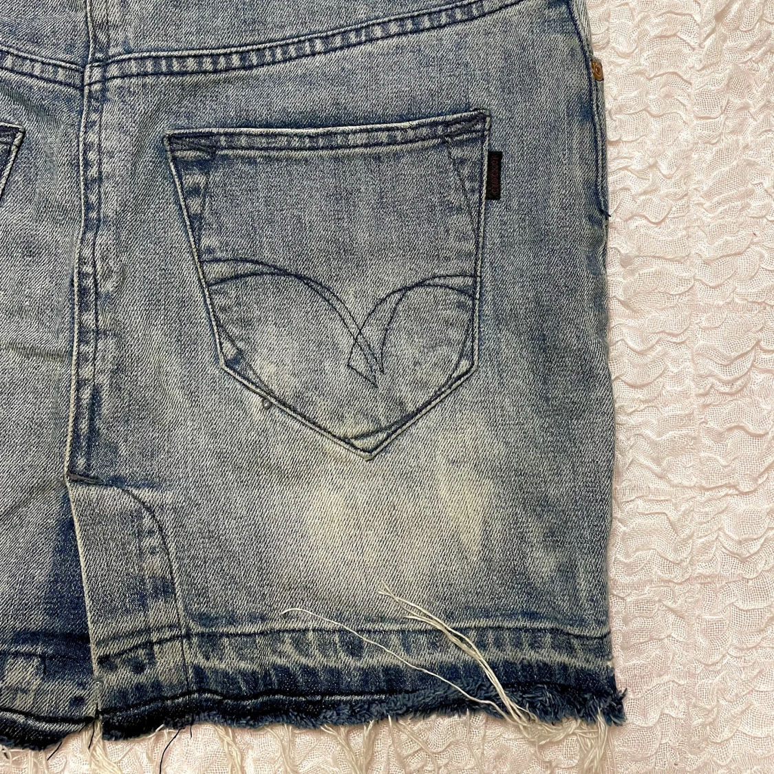 Lågmidjad jeanskjol - 91