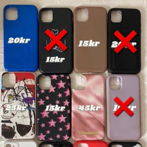 iPhone 11 skal - Säljer dessa skal då jag inte längre har användning av de! säljs till bra pris! skalen är just nu nedsänkta kolla bild 3 för priser!   spårbarfrakt- 45kr kuvert med frimärke- 20kr