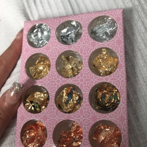 glitter nail art - aldrig använda