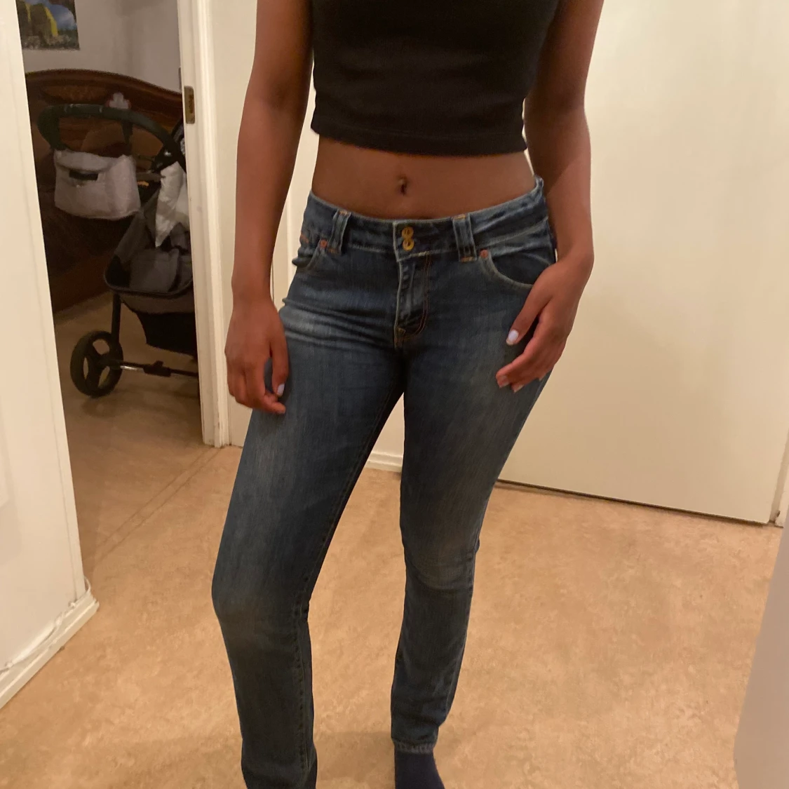 Low waisted Vintage jeans - 91