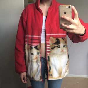 Fleecejacka - Fodrad fleecejacka med kattungar på!