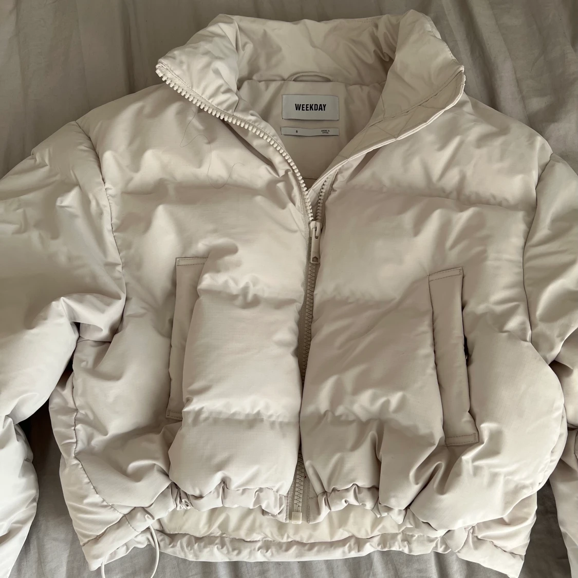 Croppad Pufferjacka - 90