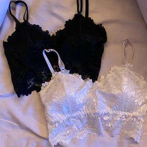 topp - topp/bh från shein, den vita är helt oanvänd 💛 den svarta är såld!