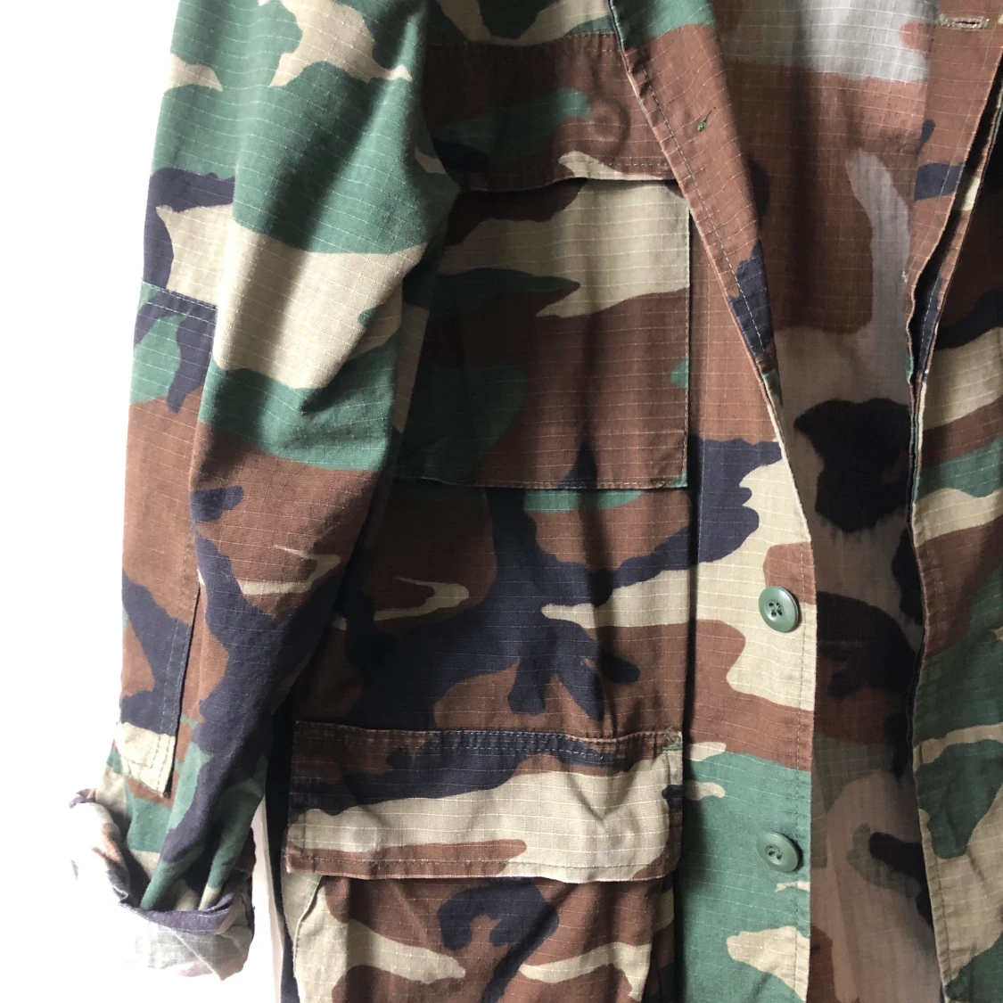 Vintage arméjacka/skjorta - 90