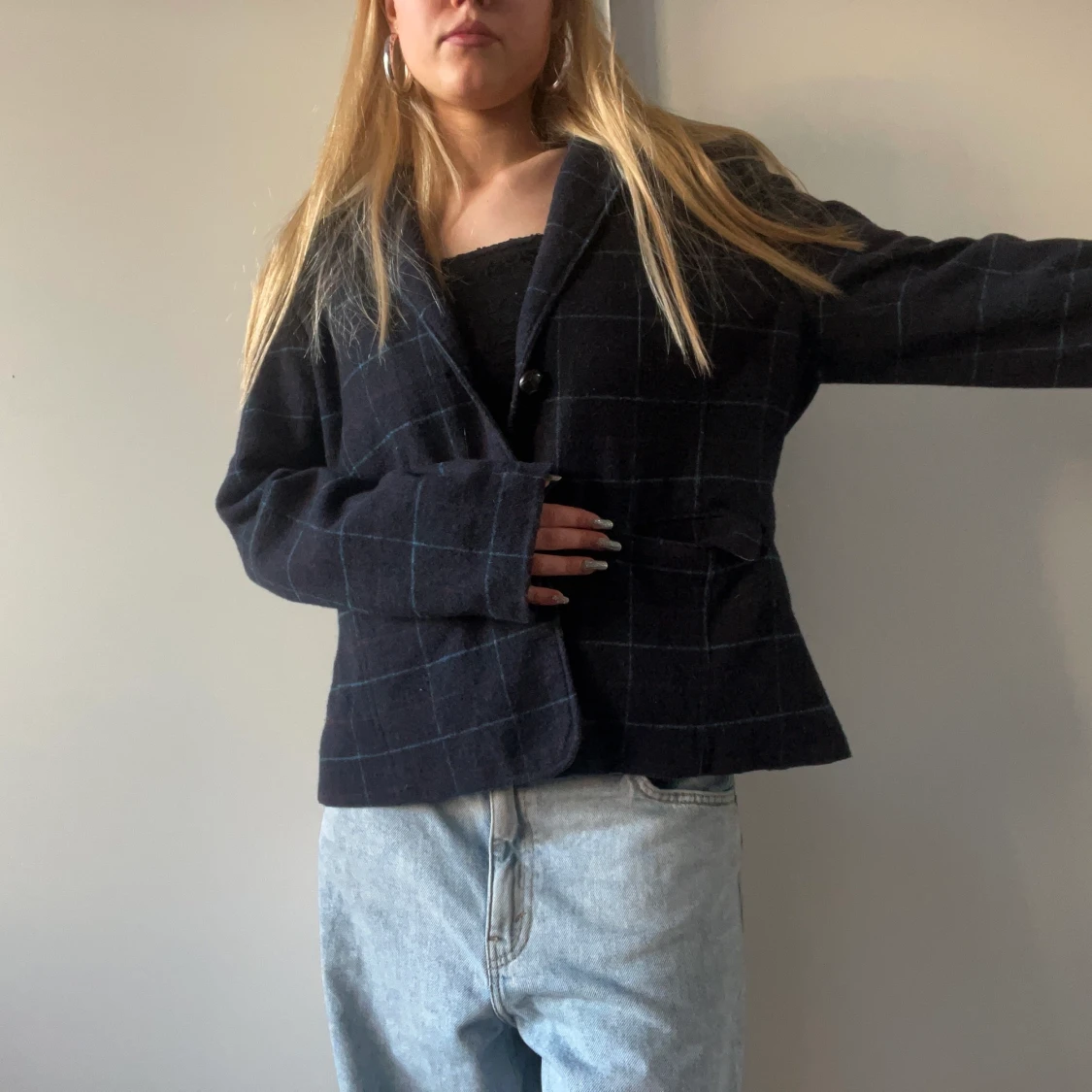 Rutig vårjacka - 91