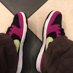 NIKE SB DUNK LOW RED PLUM - Skorna är i bra kondition inga creases eller dåliga skuffs sueden på skorna är väldigt bra och skorna kommer med crease protectors botten är worn out men inte för mycket jag har bara gått i dem. Hade skorna för ett tag men ska sälja den för en steal 