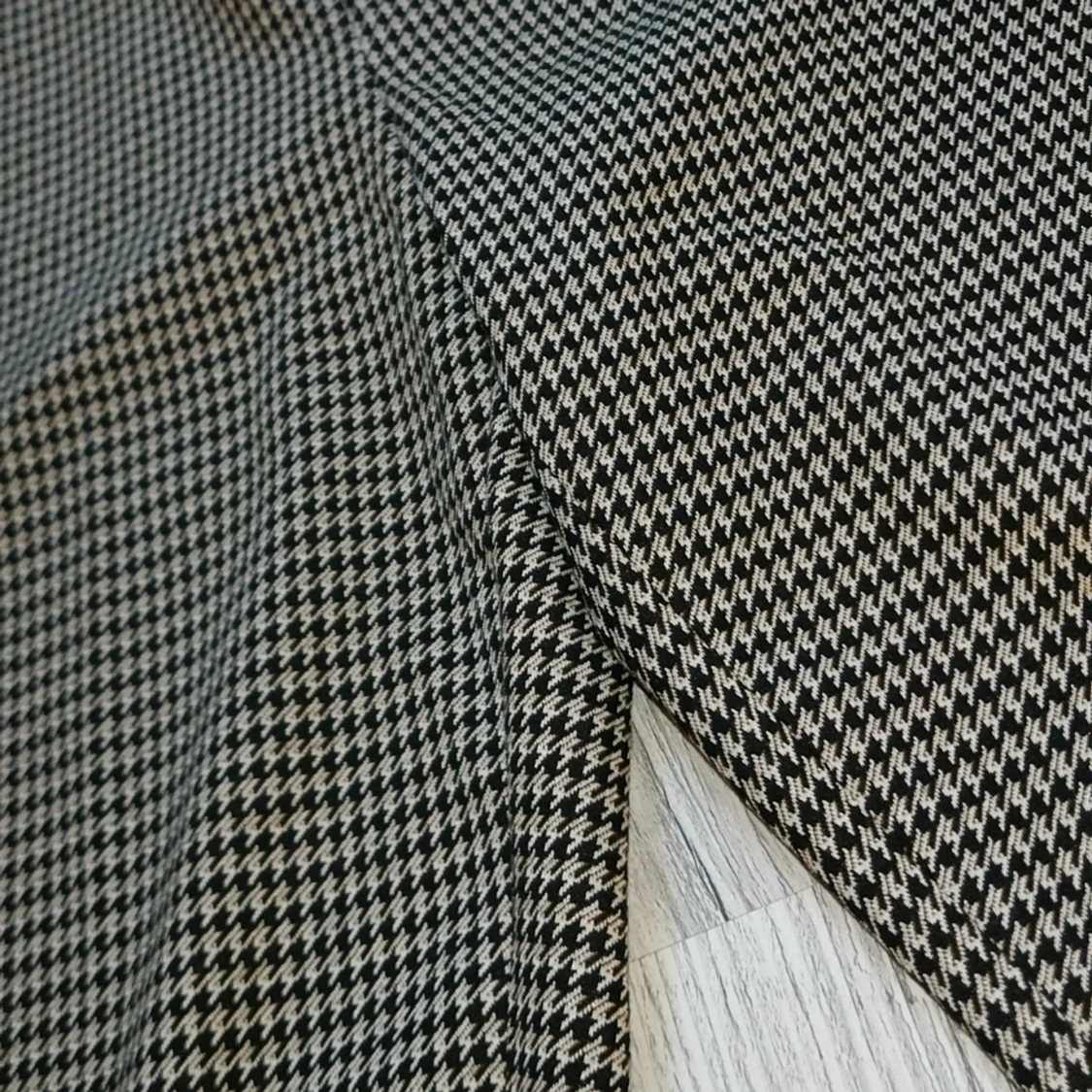 Hundtandsmönstrade byxor - 90