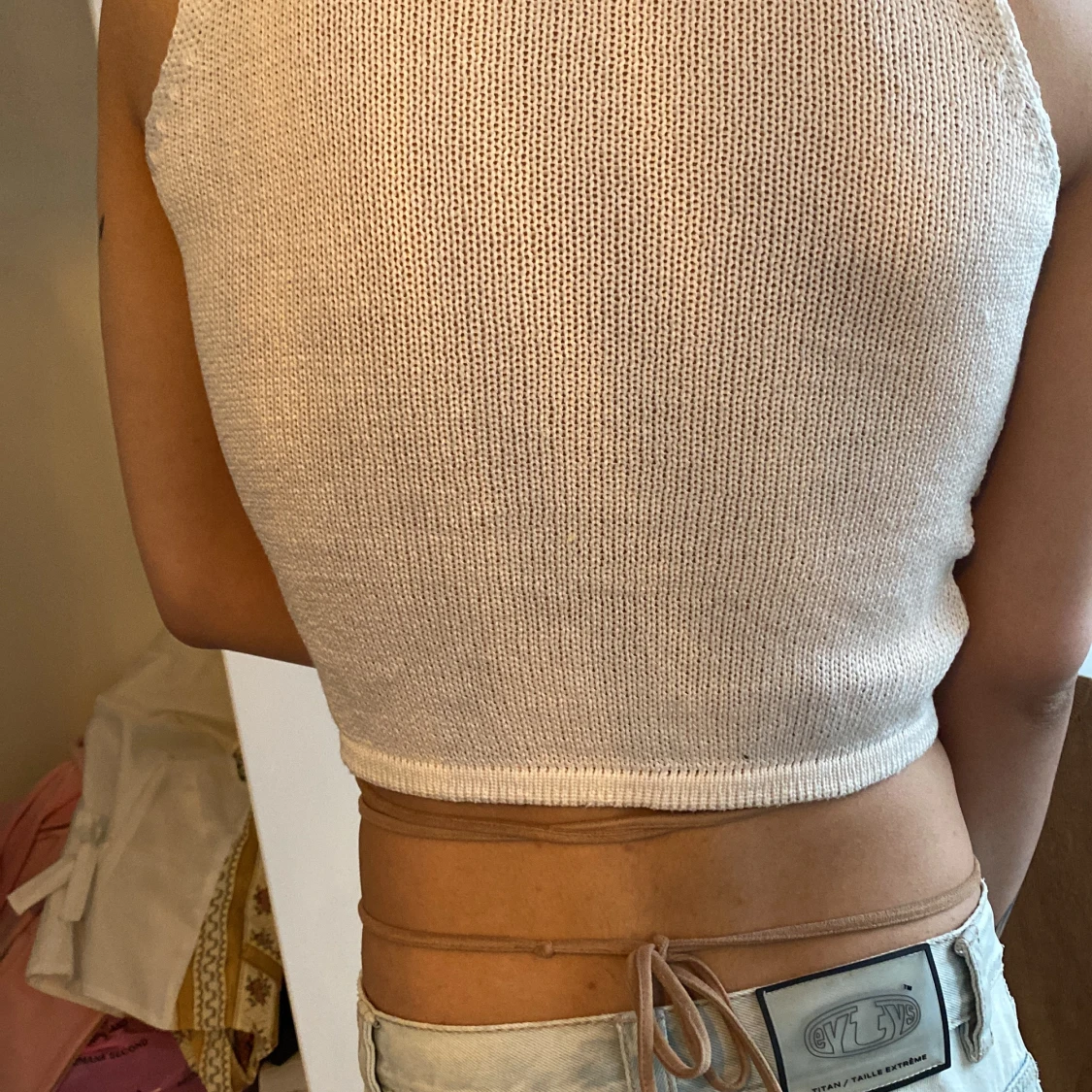 Väst/topp med snörning  - 91