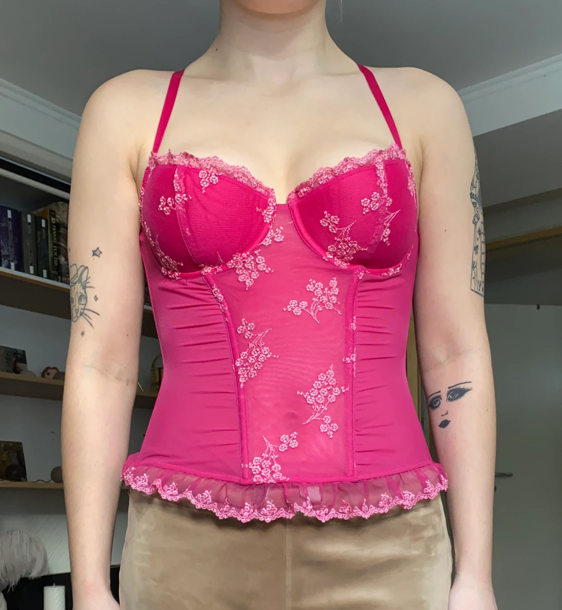 Rosa korsett  - 90