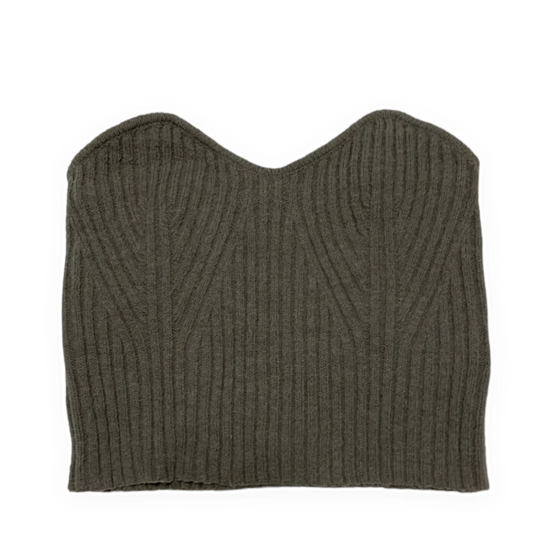 Grå off shoulder topp