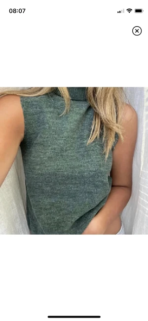 Zara topp  - Jättefin stickad polo topp från zara❤️