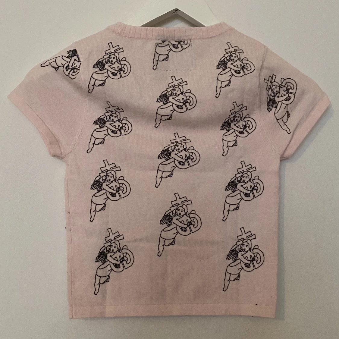 Drop Dead ängel stickad T-shirt  - 90