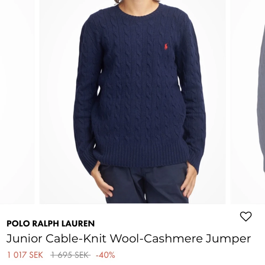 Stickad Ralph louren tröja xs barn - 91