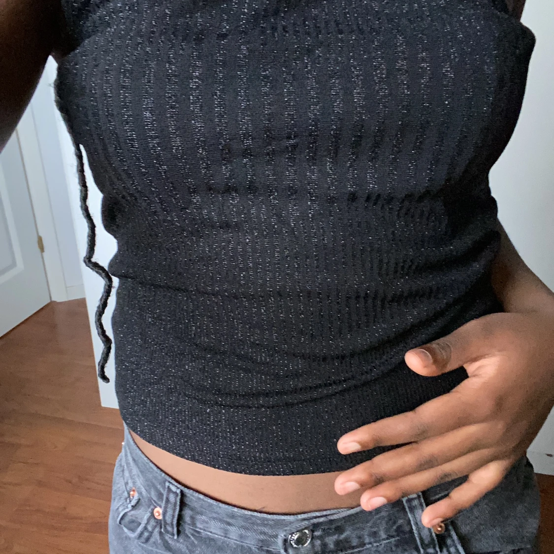 En festlig svart topp - 91