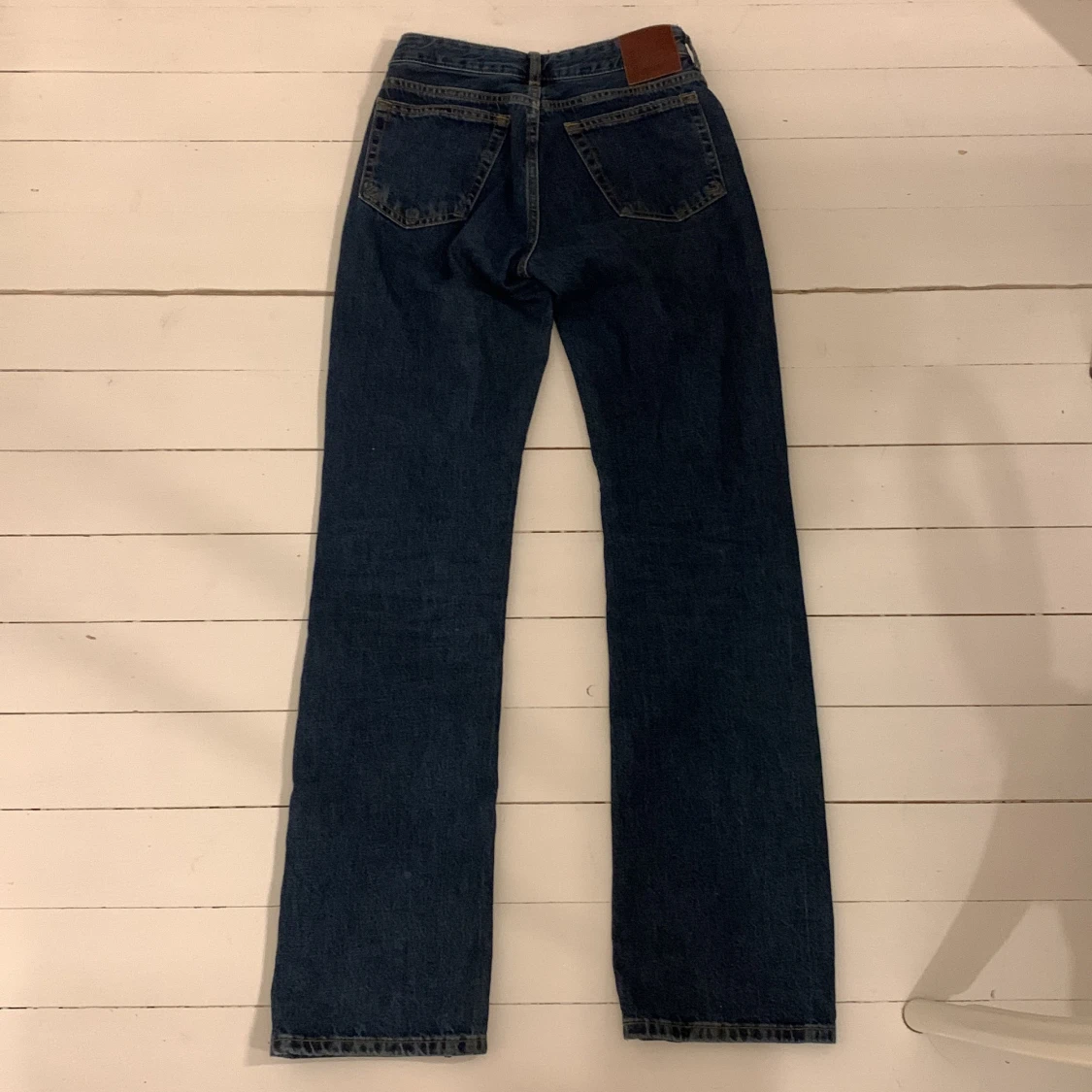 Mörkblå Low waist jeans  - 91