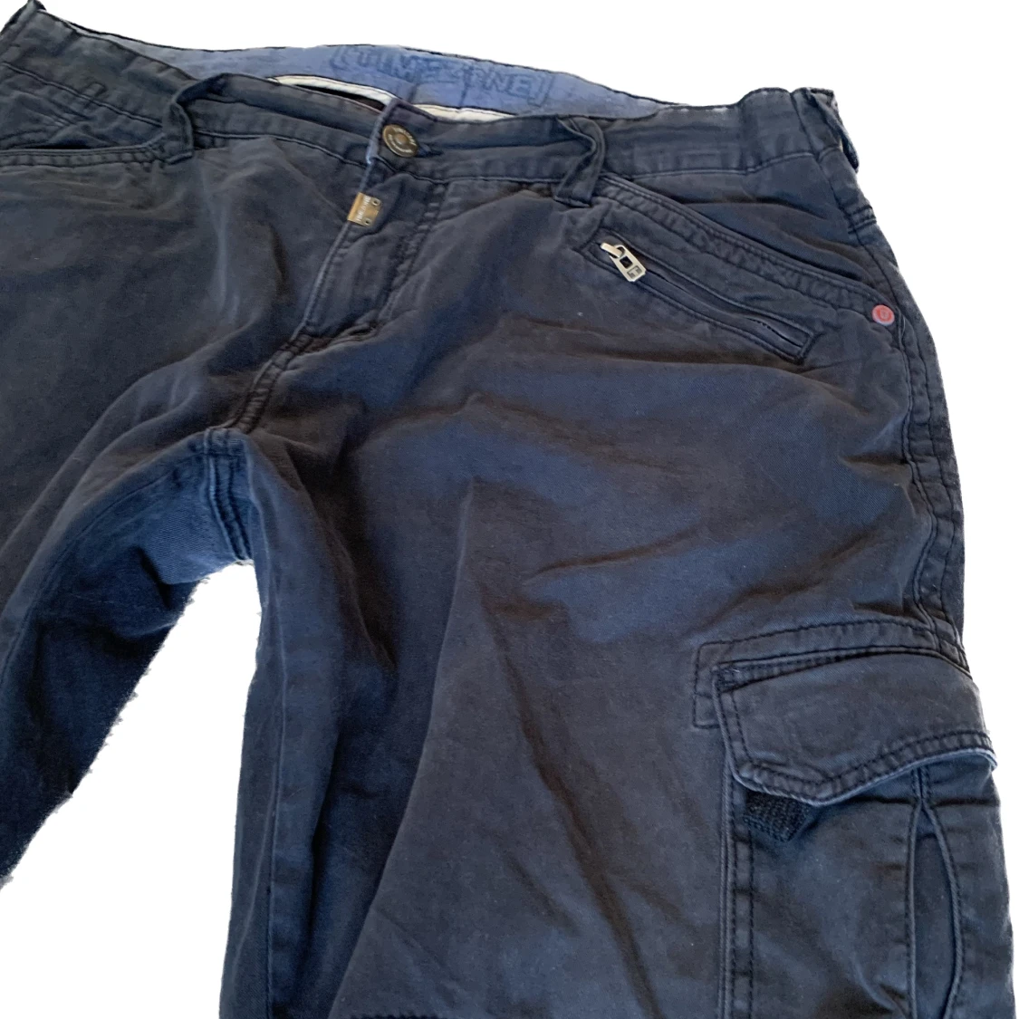 Grå cargobyxor  - 90