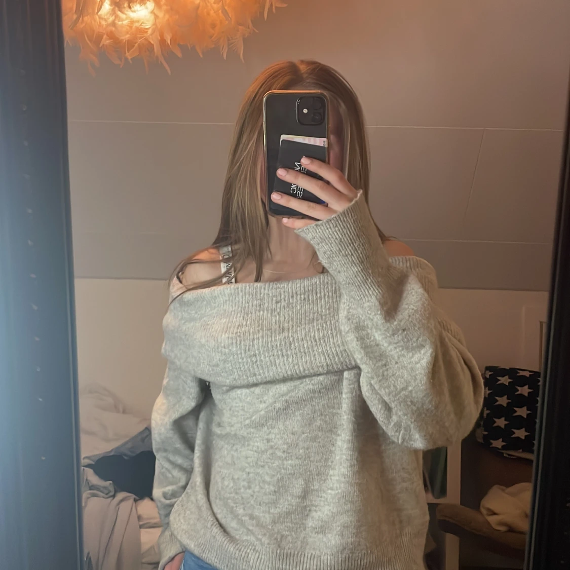 Off shoulder tröja 