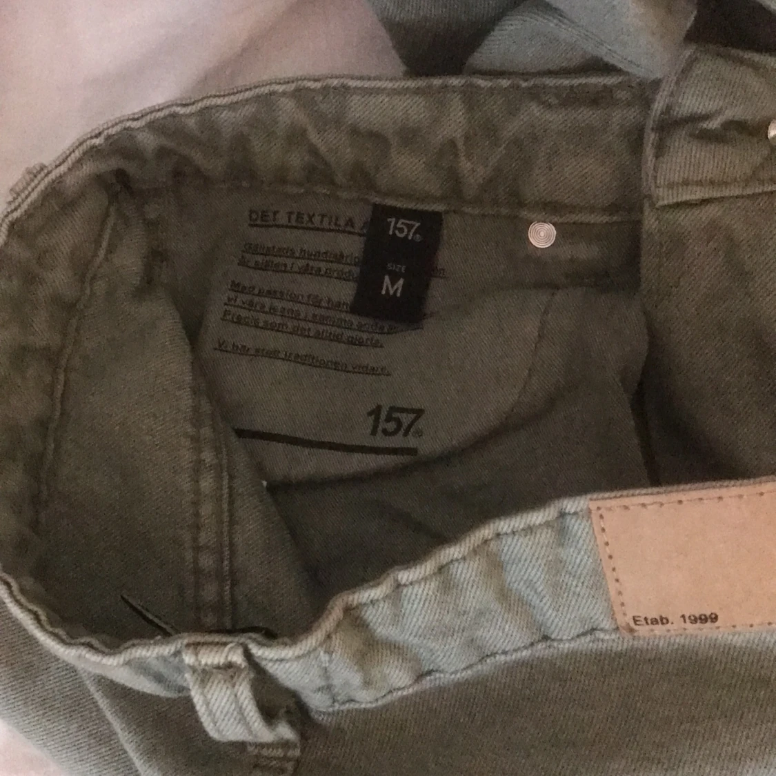 Gröna Jeans breda  - 91