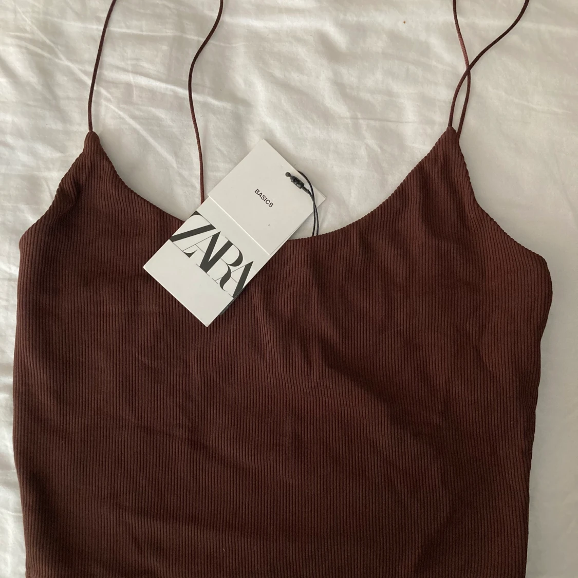 Brun topp från zara