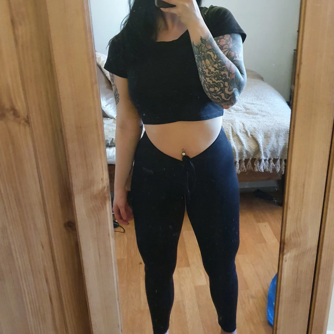 Bo+tee leggings v-cut m scrunch  - 90